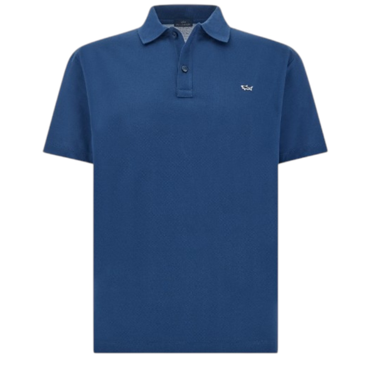 Paul & Shark Blue Cotton Piqu Polo Shirt. 
