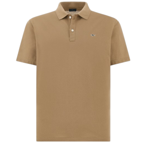 Paul & Shark Sand Beige Cotton Piqu Polo Shirt. 