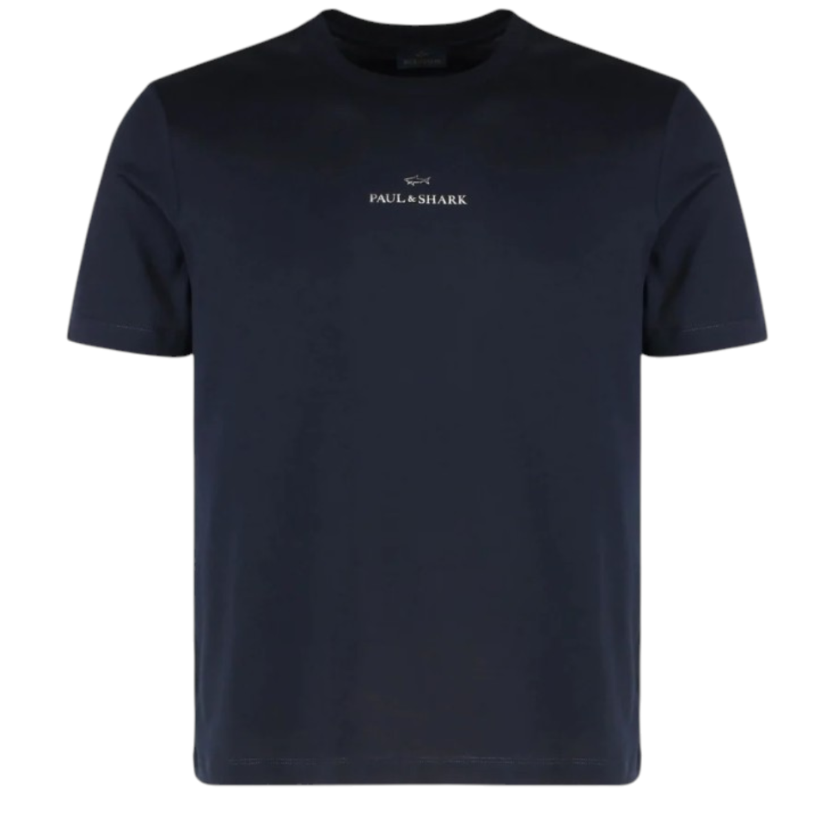 Paul & Shark Navy Logo Cotton T-Shirt. 