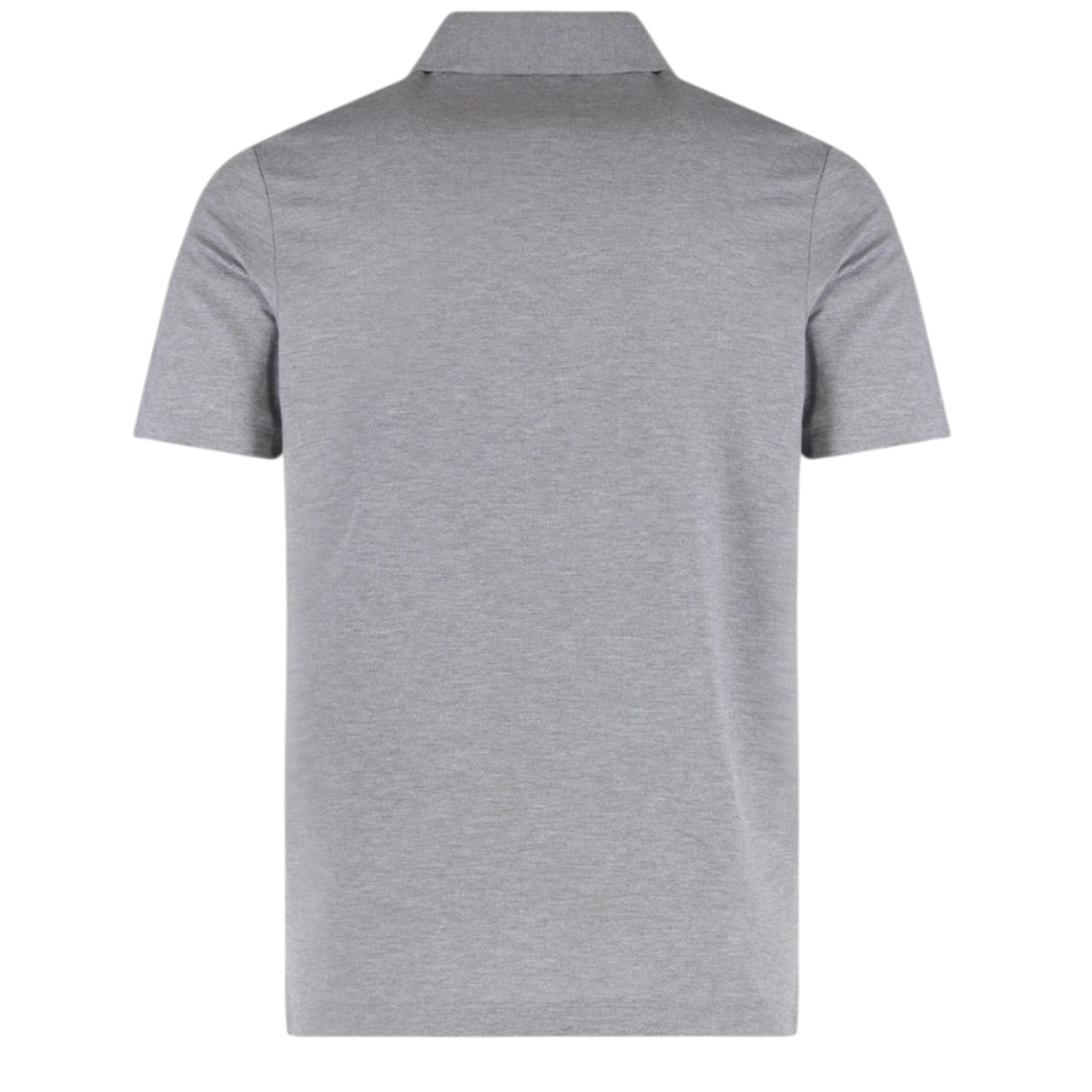 Paul & Shark Grey Cotton Piqu Polo Shirt.