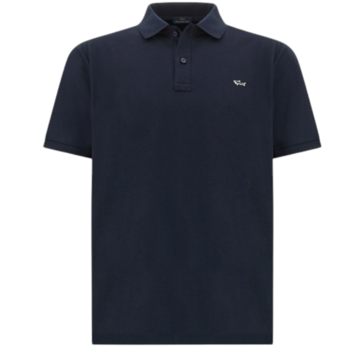 Paul & Shark Navy Cotton Piqu Polo Shirt.
