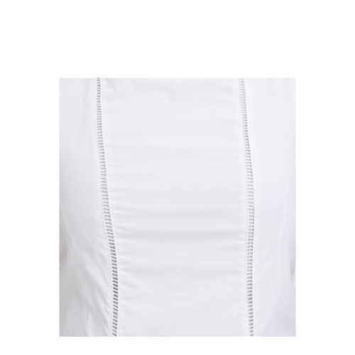 Selected Femme White Sleeveless Cotton Midi Dress.