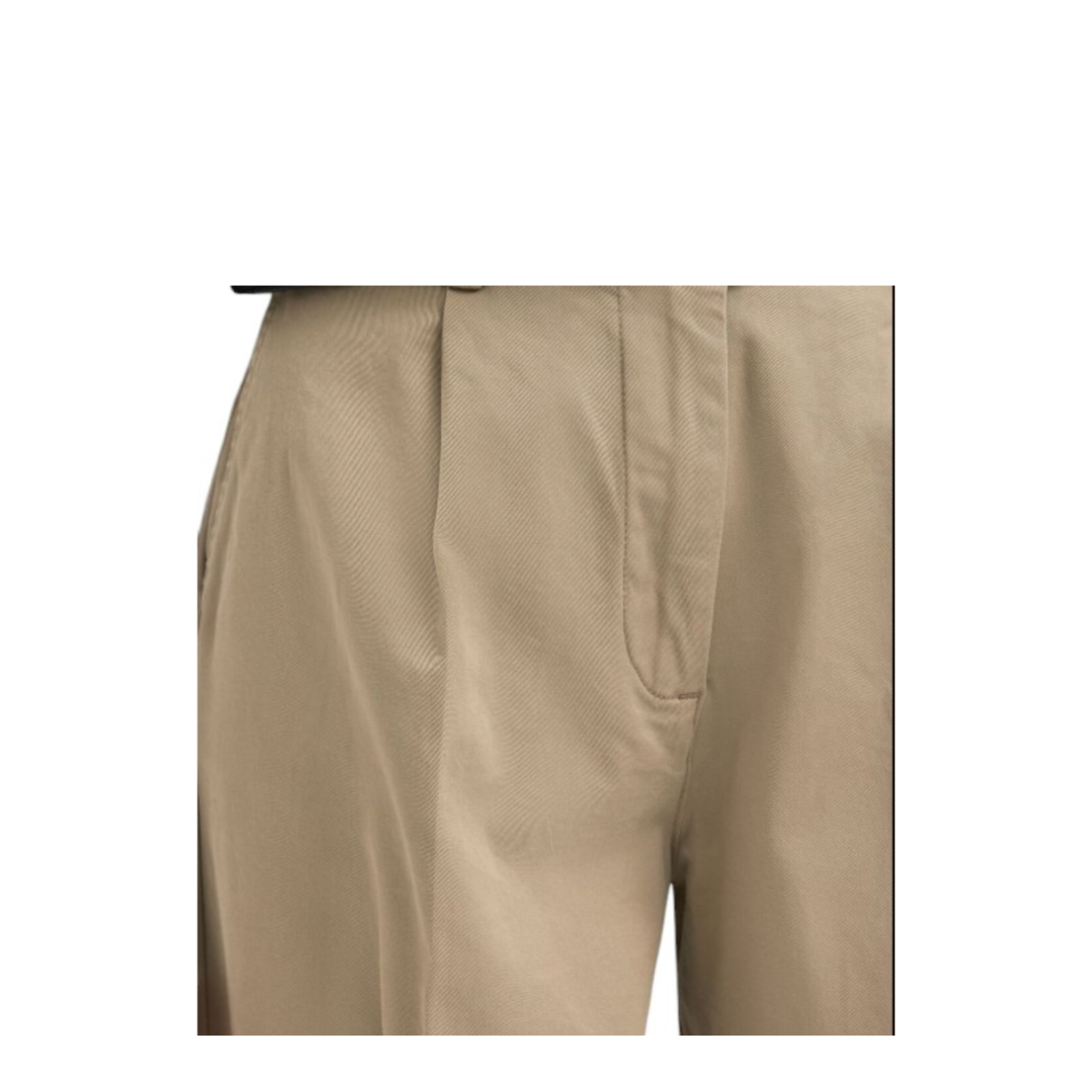 Greige Barrel Fit Pants