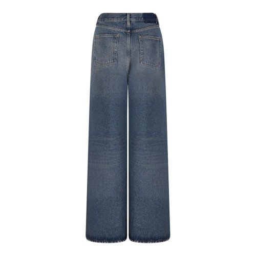 Blue Loose Fit Medium Wash Jeans