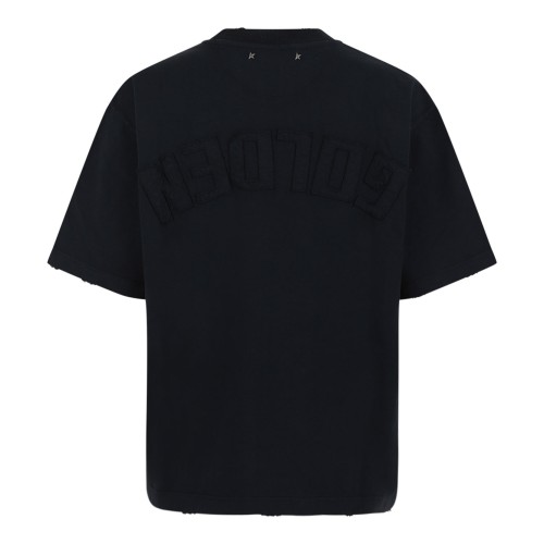 Dark Grey Embellished Neck T-Shirt