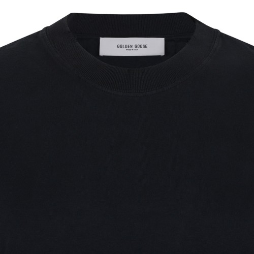 Dark Grey Embellished Neck T-Shirt