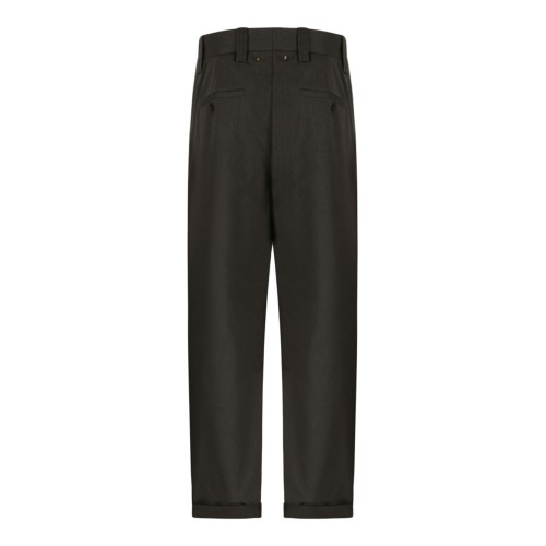Army Green Chino Trousers 2
