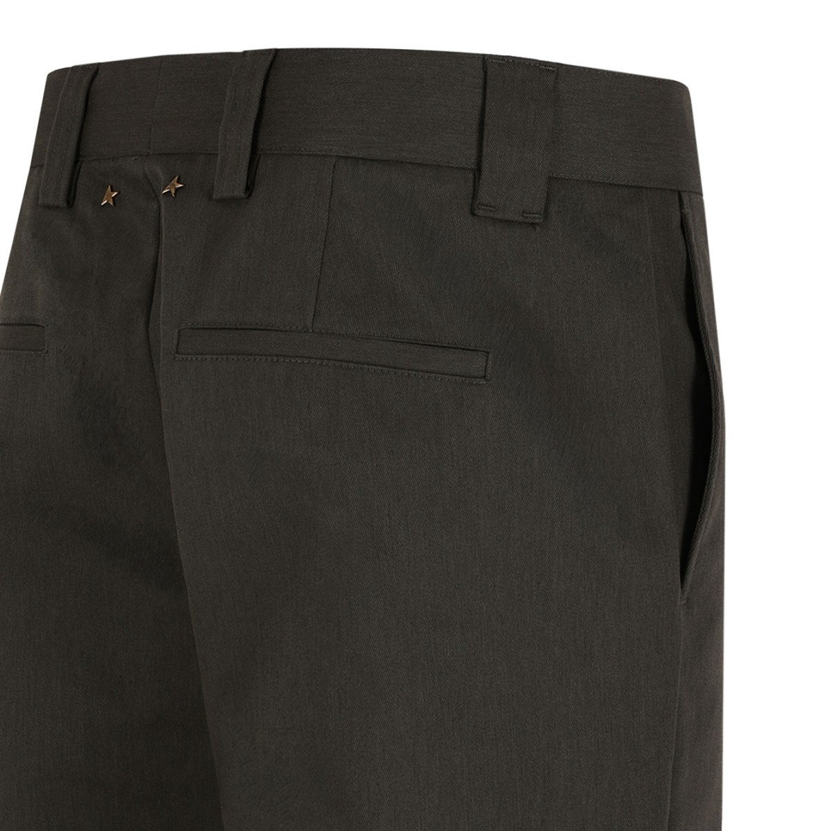 Army Green Chino Trousers