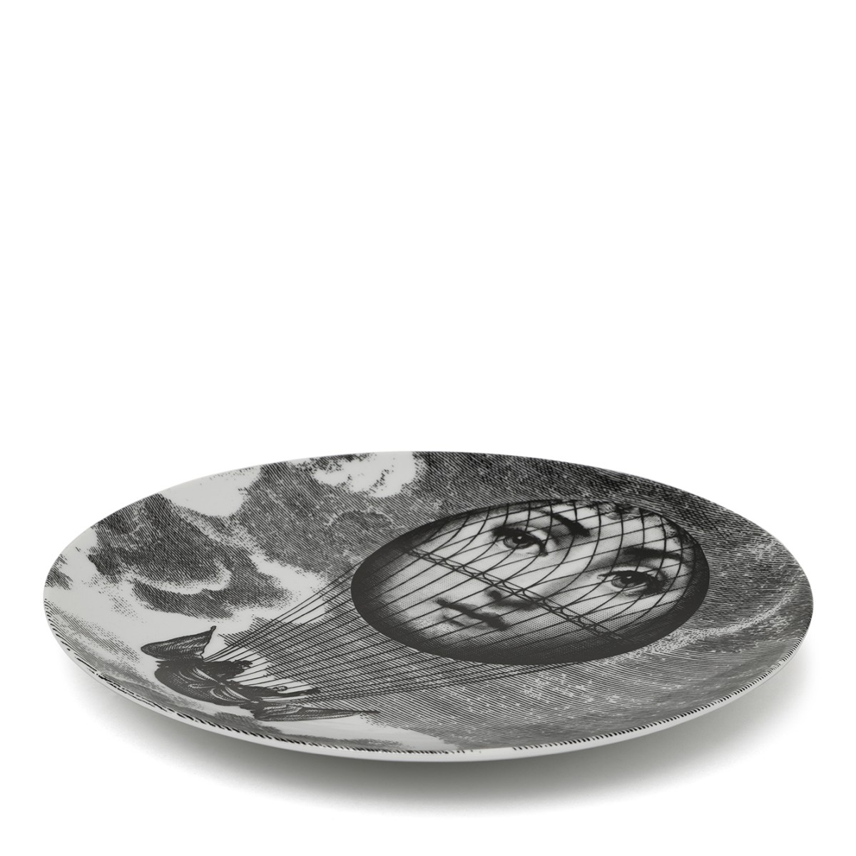 Fornasetti Hot Air Balloon Decorative Plate.