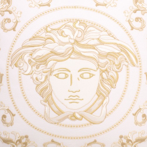 Versace Home White Medusa Gala Cushion.