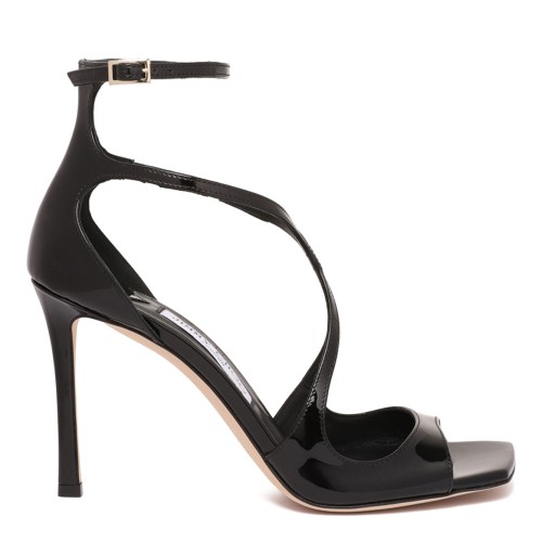 Black Azia 95 Patent Leather Sandals