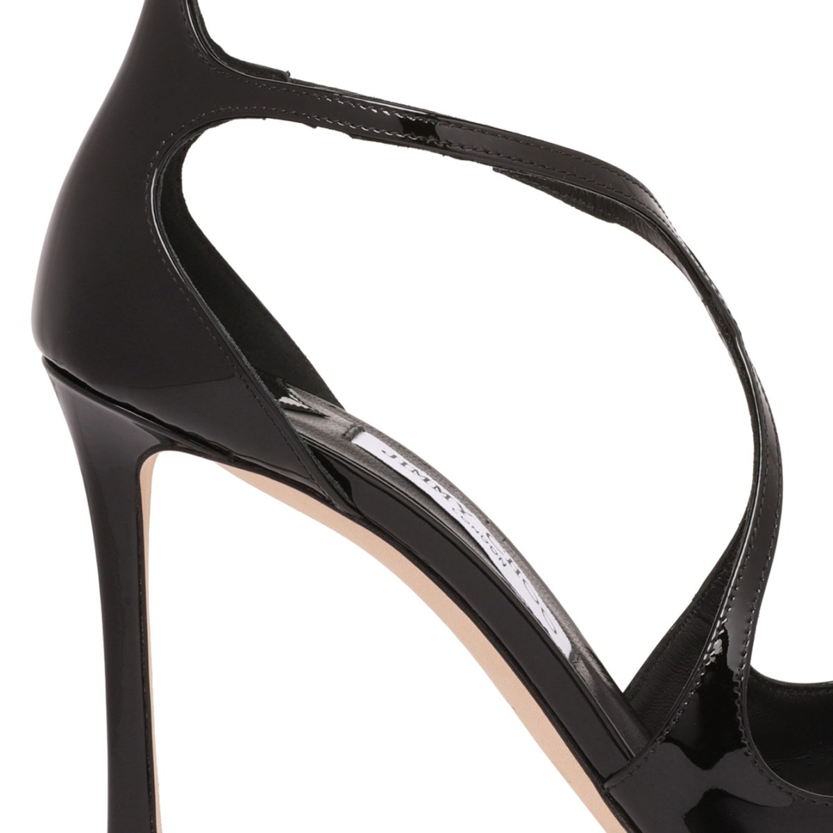Black Azia 95 Patent Leather Sandals