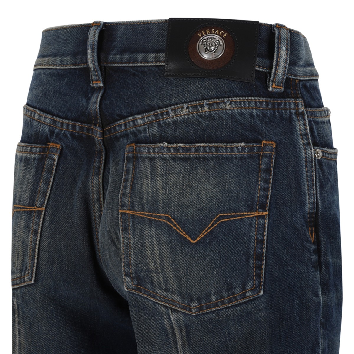 Versace Dirty Blue Denim Jeans. 