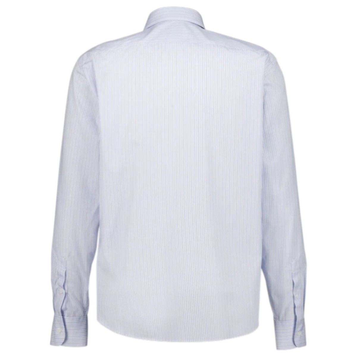 Sky Blue Cotton Shirt With Pearl Buttons