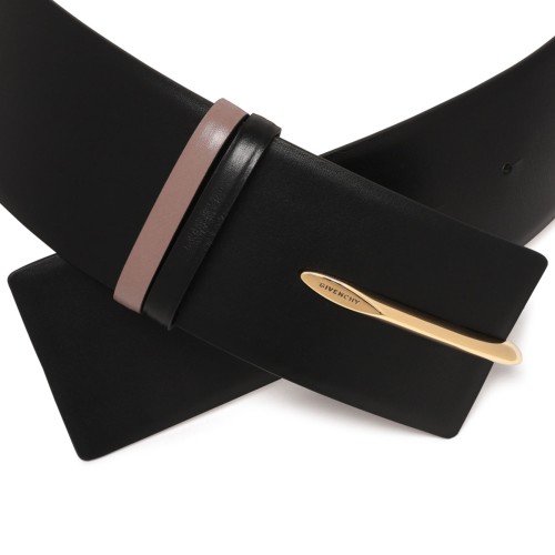Black Pinch Reversible Leather Belt 2