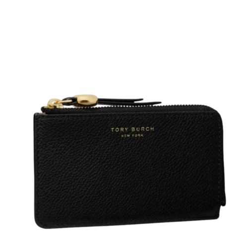 Black Romy Zip Card Holder