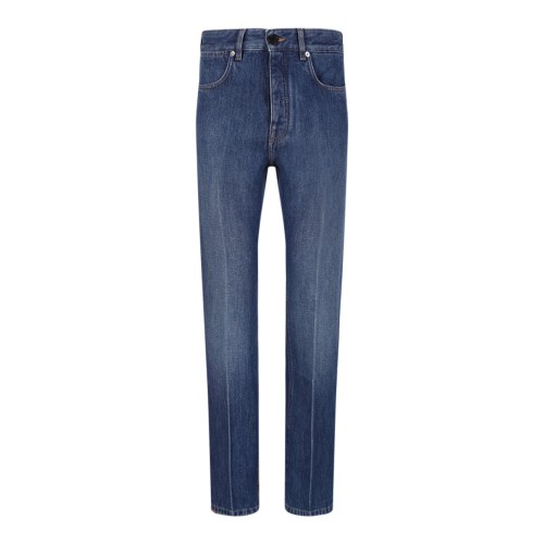 Shadow Washed Jeans With Crease Effect