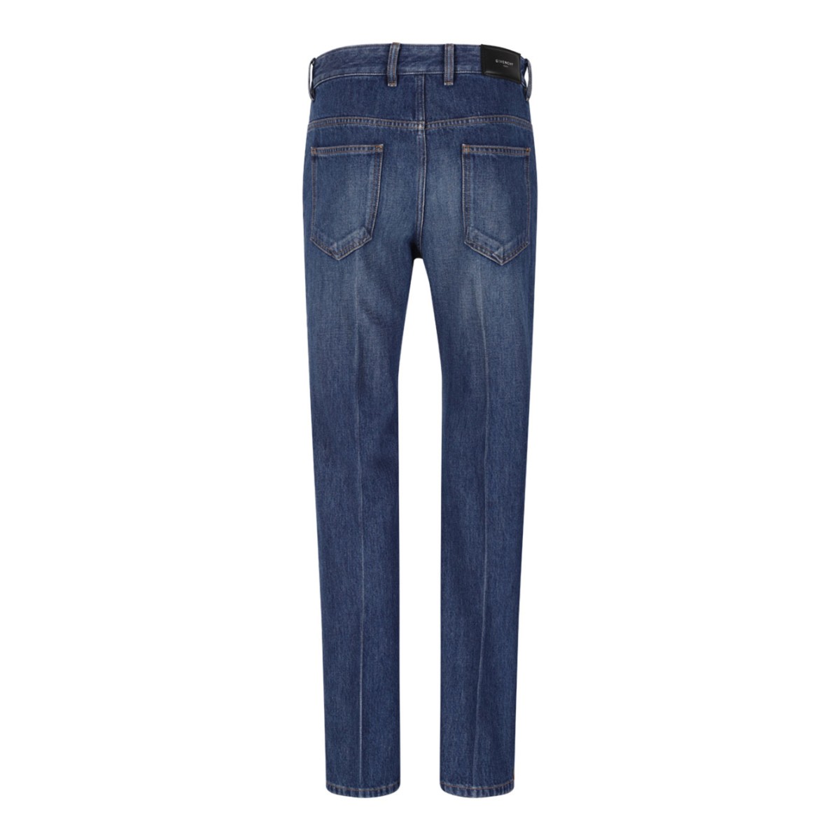 Shadow Washed Jeans With Crease Effect