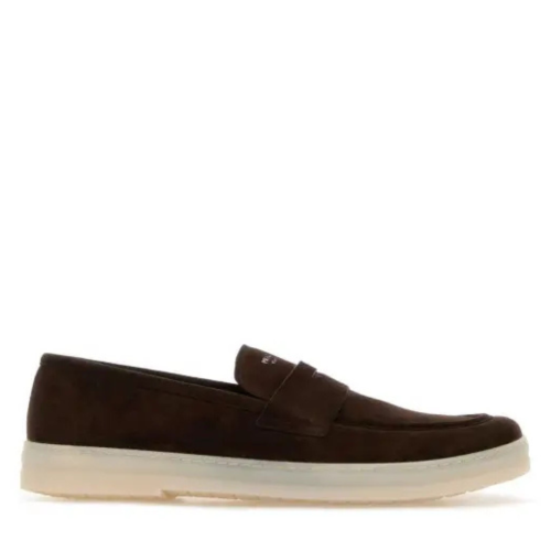 Dark Brown Suede Loafers