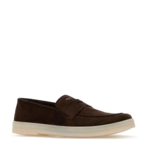 Dark Brown Suede Loafers