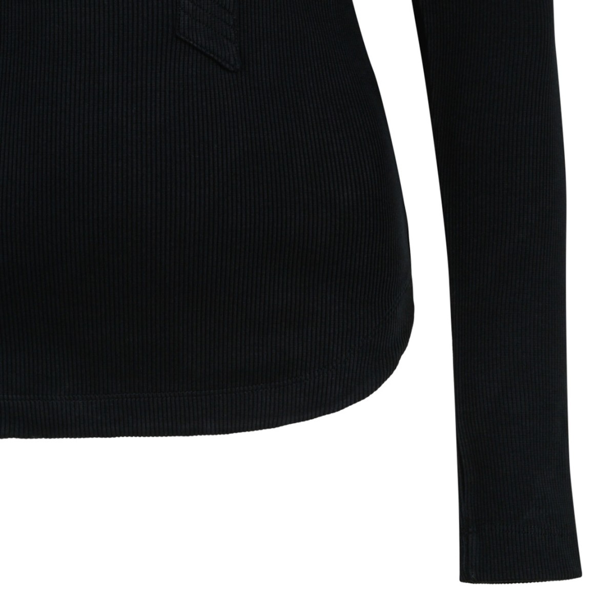 Black Lightweight American Fleece Top