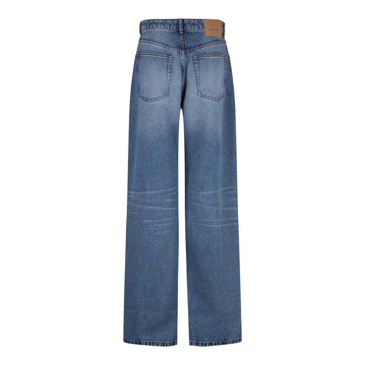 Blue Wide Leg Jeans