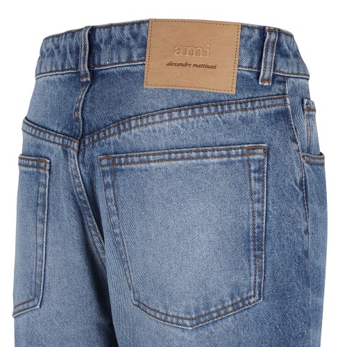 Blue Wide Leg Jeans