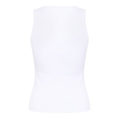 White Slim-Fit Cotton Tank Top With Givenchy Paris Print 2