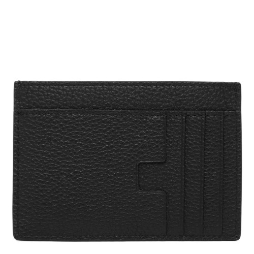 Black Leather Card Holder