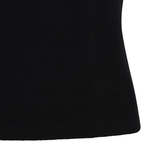 Black Slim-Fit Cotton Tank Top With Givenchy Paris Print