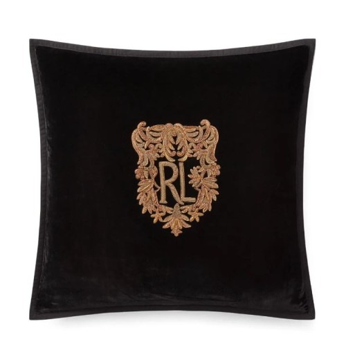 Ralph Lauren Home Black Decorative Cushion.