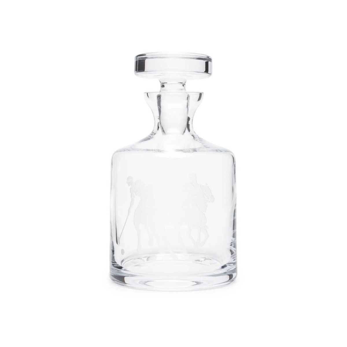 Ralph Lauren Home Clear Glass Whiskey Decanter.