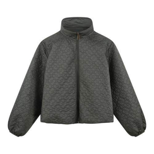 Quilted Zip-Up Jacket.