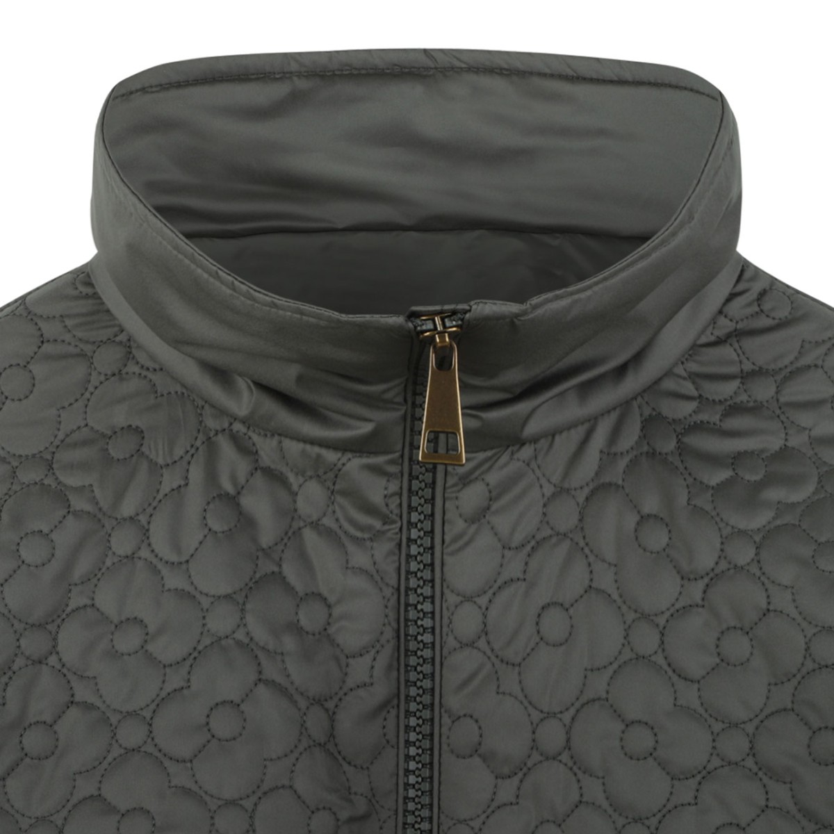 Quilted Zip-Up Jacket.