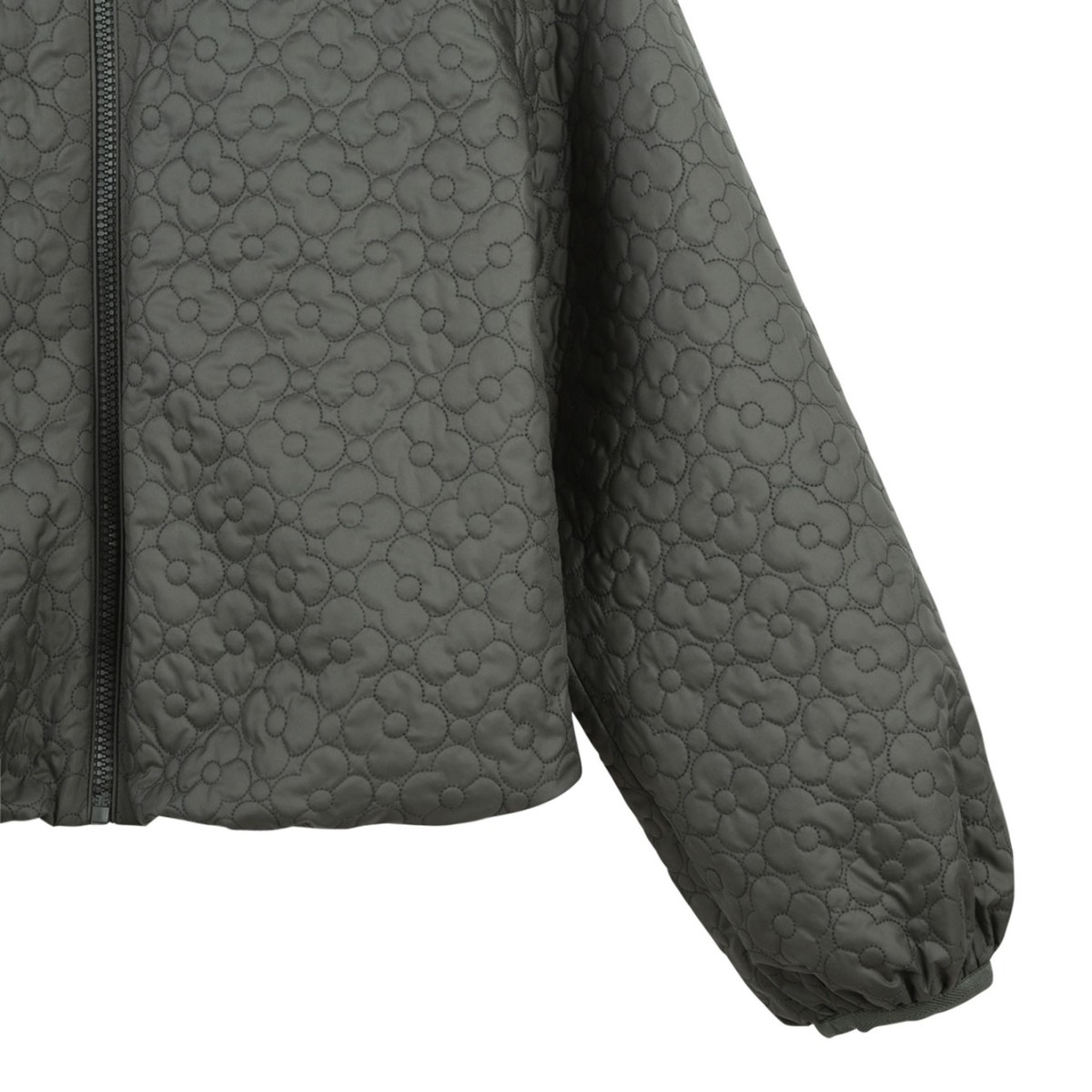 Quilted Zip-Up Jacket.