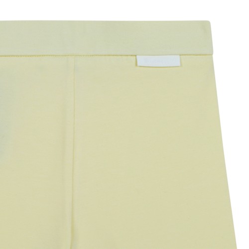 Moncler Baby White and Pale Yellow Two-Piece Set.
