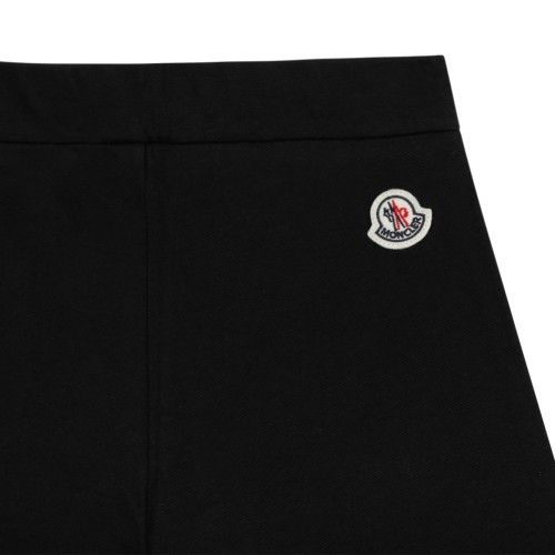 Moncler Baby White Polo and Black Shorts Set.