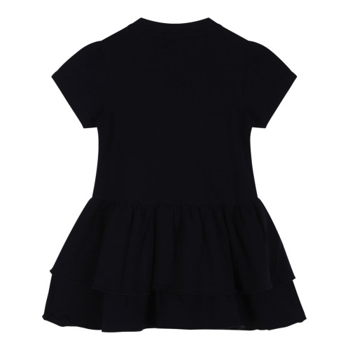 Navy Blue Flared Dress 2
