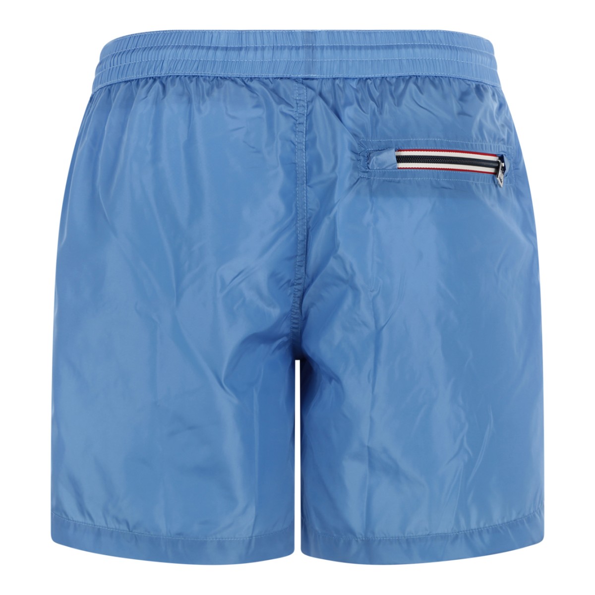 Moncler Light Blue Swim Shorts.