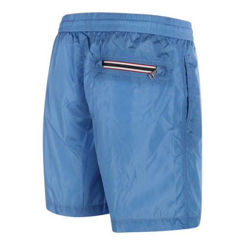 Moncler Light Blue Swim Shorts.