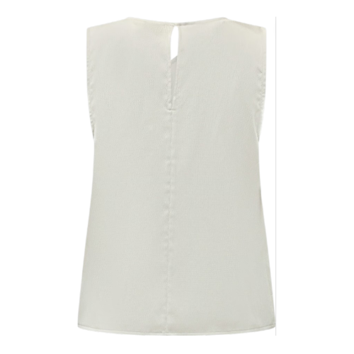 Calvin Klein White Sleeveless V-Neck Top.  