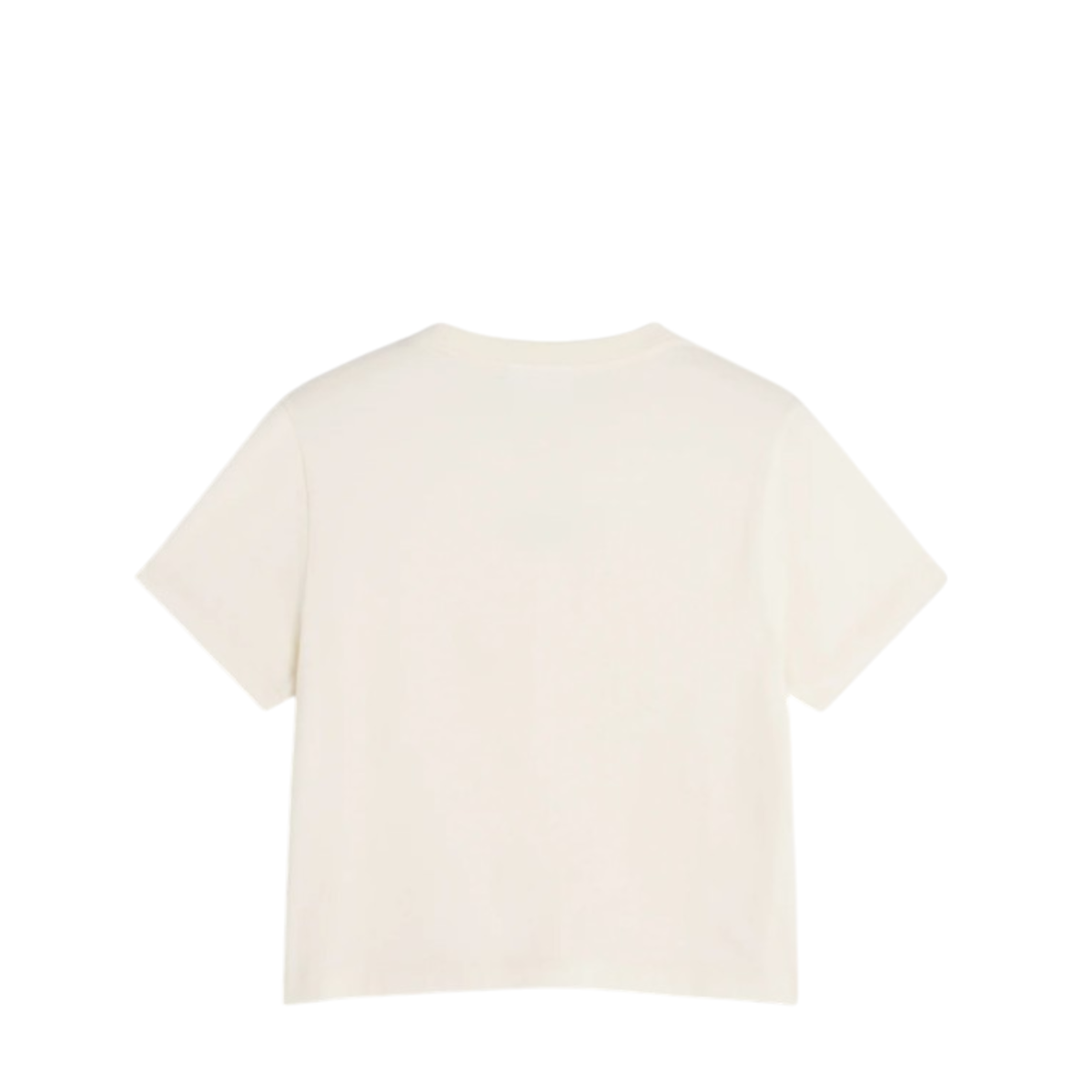 Maison Kitsun Cream Cotton Logo T-Shirt.