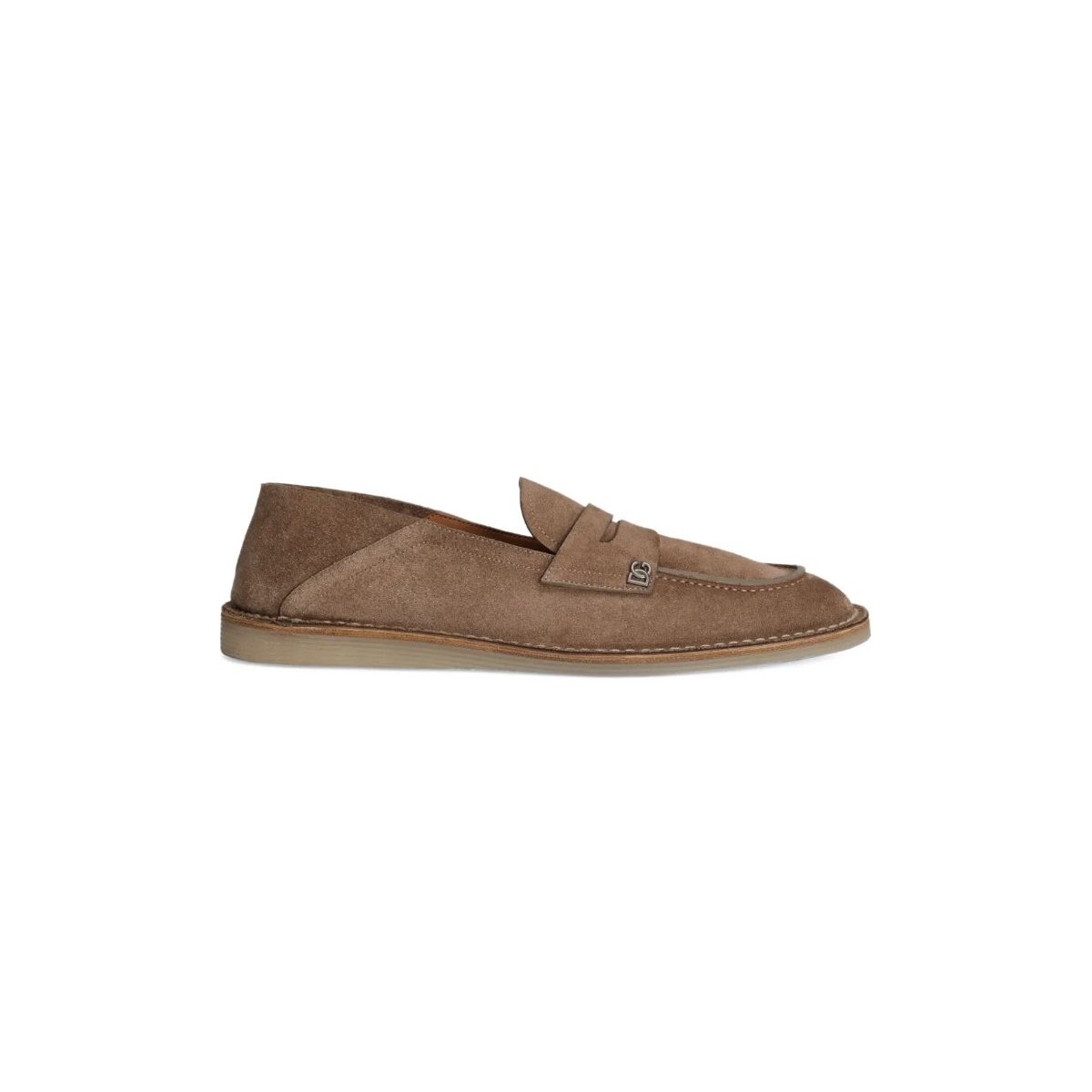 Hazelnut Reversed Calfskin Slipper