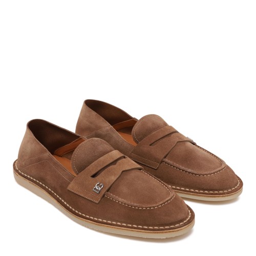 Hazelnut Reversed Calfskin Slipper