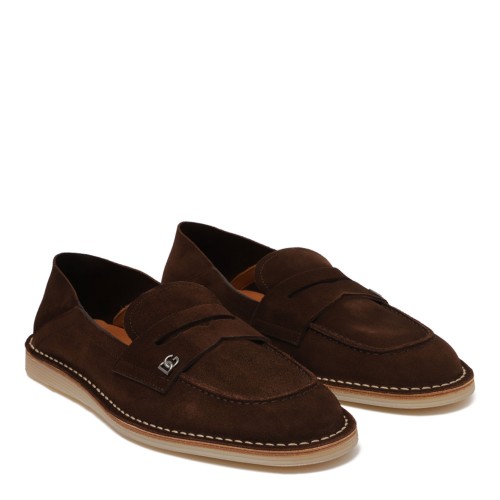 Ebony Reversed Calfskin Slippers