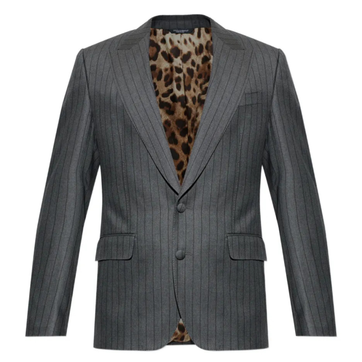 Grey Pinstripe Blazer