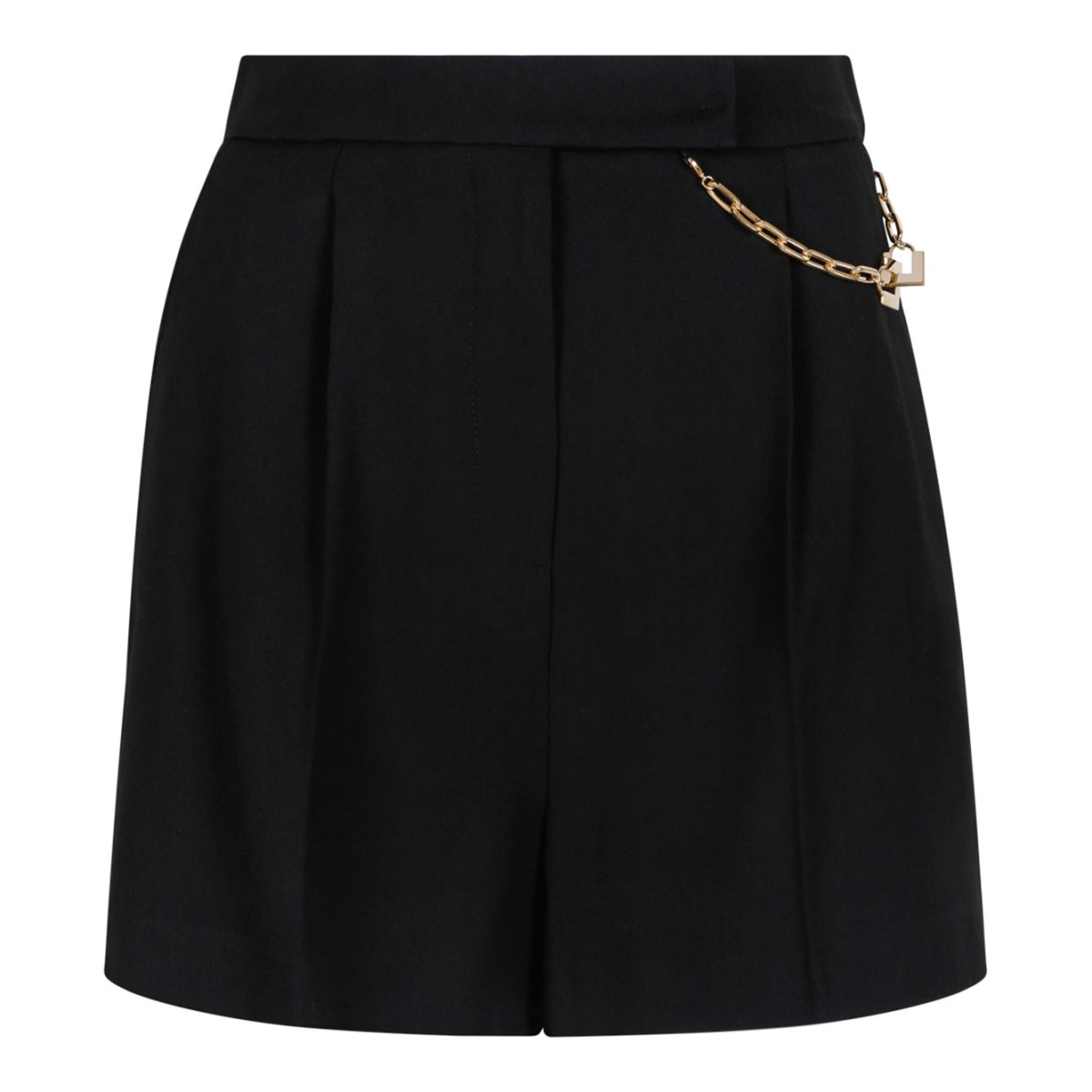 Black Shorts With Jewel Logo