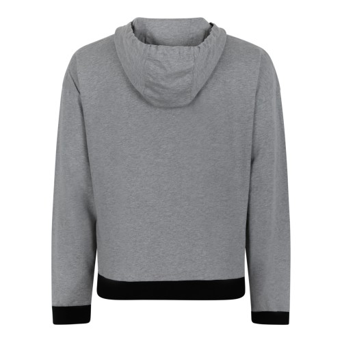 Versace Grey Logo Hoodie. 2