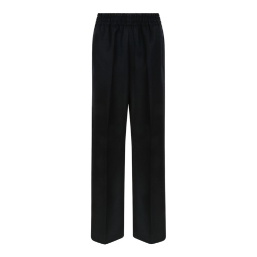 Golden Goose Black Wide-Leg Trousers.