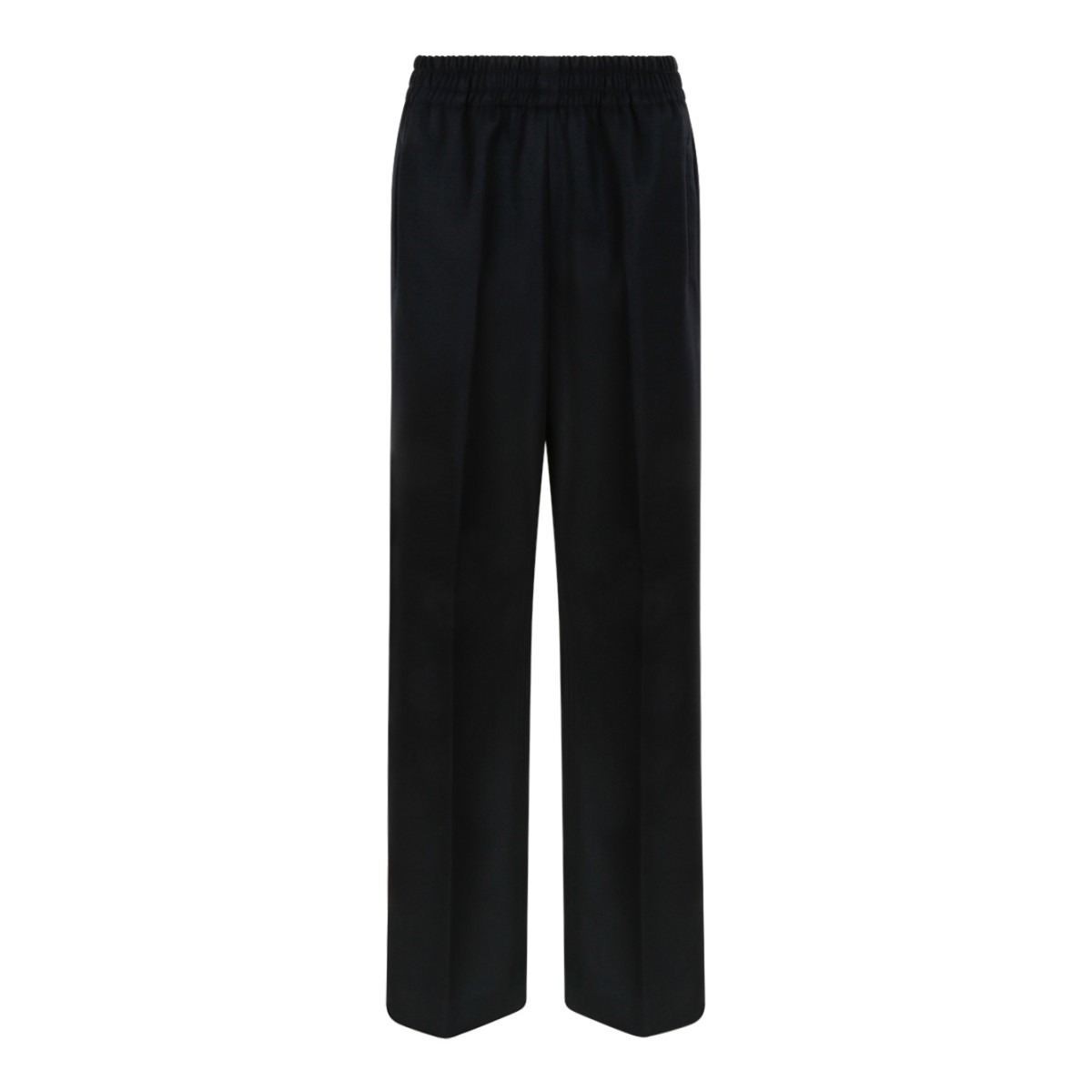 Golden Goose Black Wide-Leg Trousers.